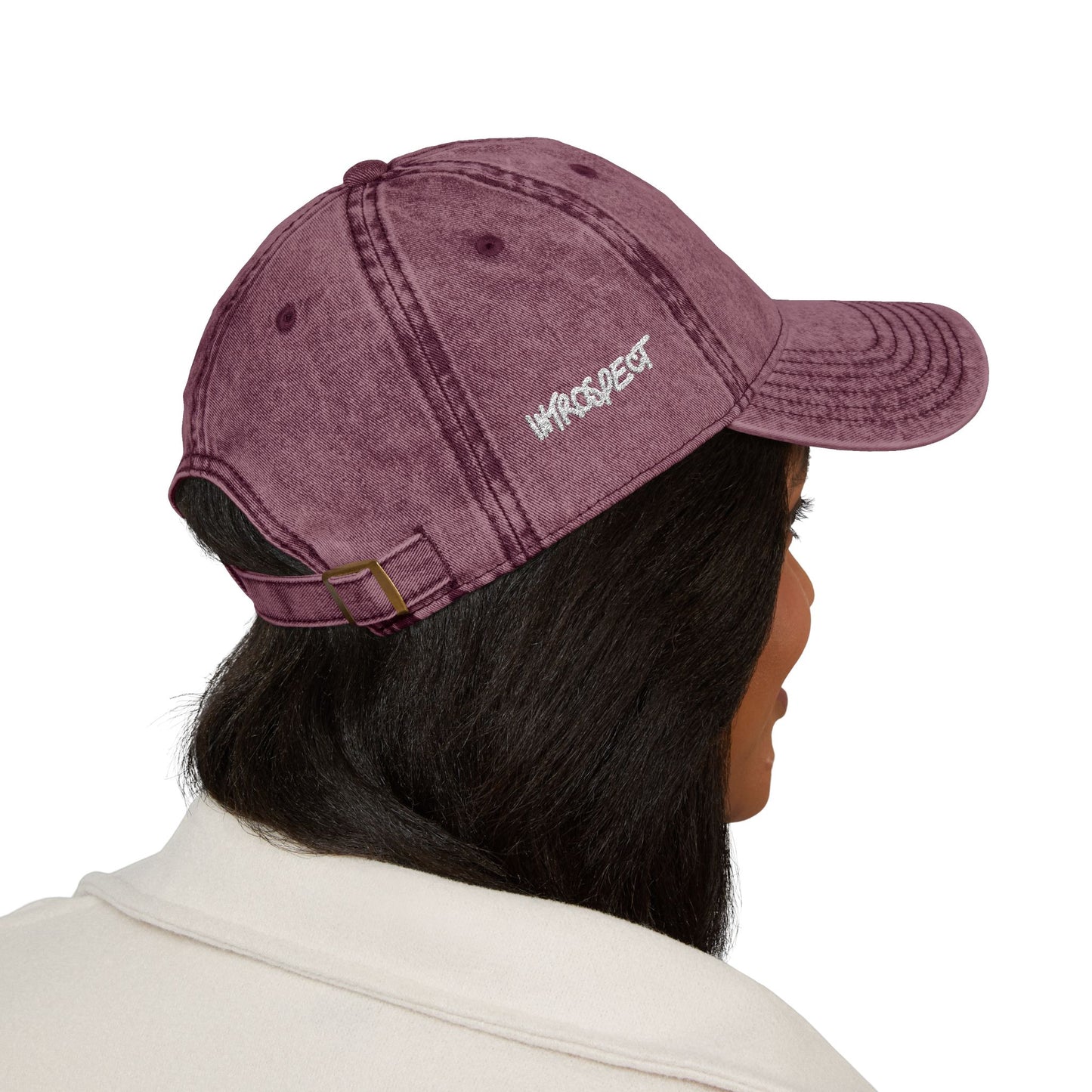 Introspect Embroidered Vintage Cap — Retro Frog Logo Baseball Hat