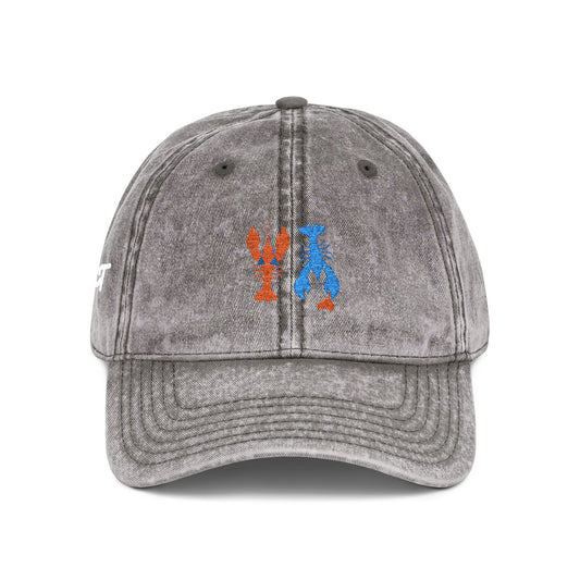 Introspect Embroidered Vintage Cap — Lobster lovers Baseball Hat