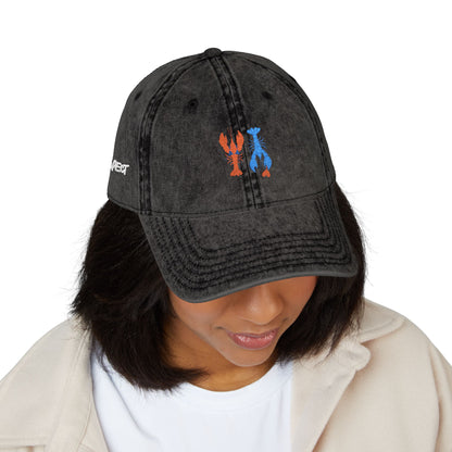 Introspect Embroidered Vintage Cap — Lobster lovers Baseball Hat