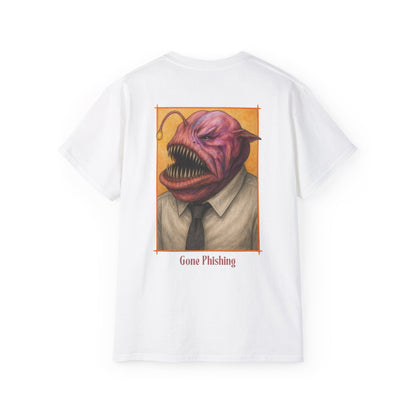 Gone Phishing Angler fish | Unisex Cotton Tee | Gone Phishing