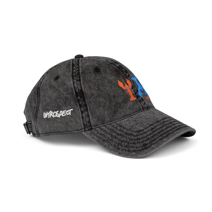 Introspect Embroidered Vintage Cap — Lobster lovers Baseball Hat