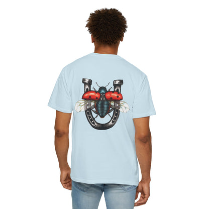 Lucky Break Ladybug & Horseshoe T-Shirt — Good Luck Graphic Tee