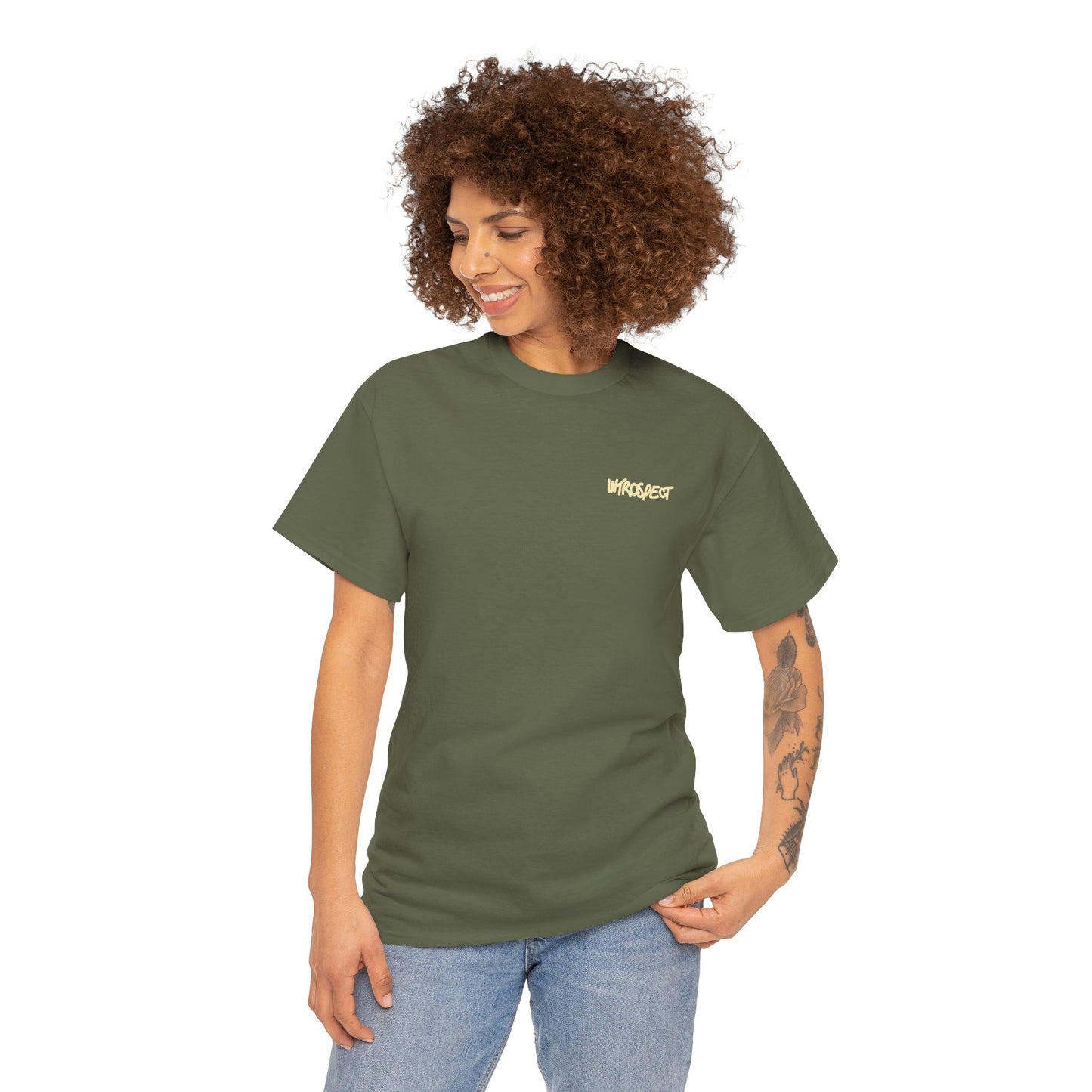 Bee Wearing A Top Hat And Briefcase | Unisex Natural/Sand/Gold Cotton Tees | Buzziness as Usual