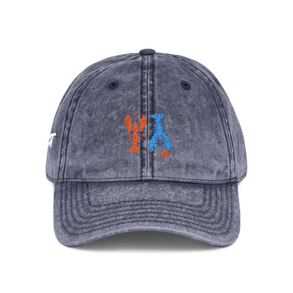 Introspect Embroidered Vintage Cap — Lobster lovers Baseball Hat