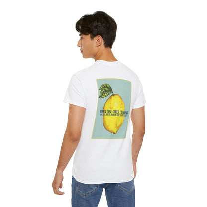 Lemon Graphic Tee | Unisex Cotton Tee | Life gives you lemons, Is it worth the Squeeze